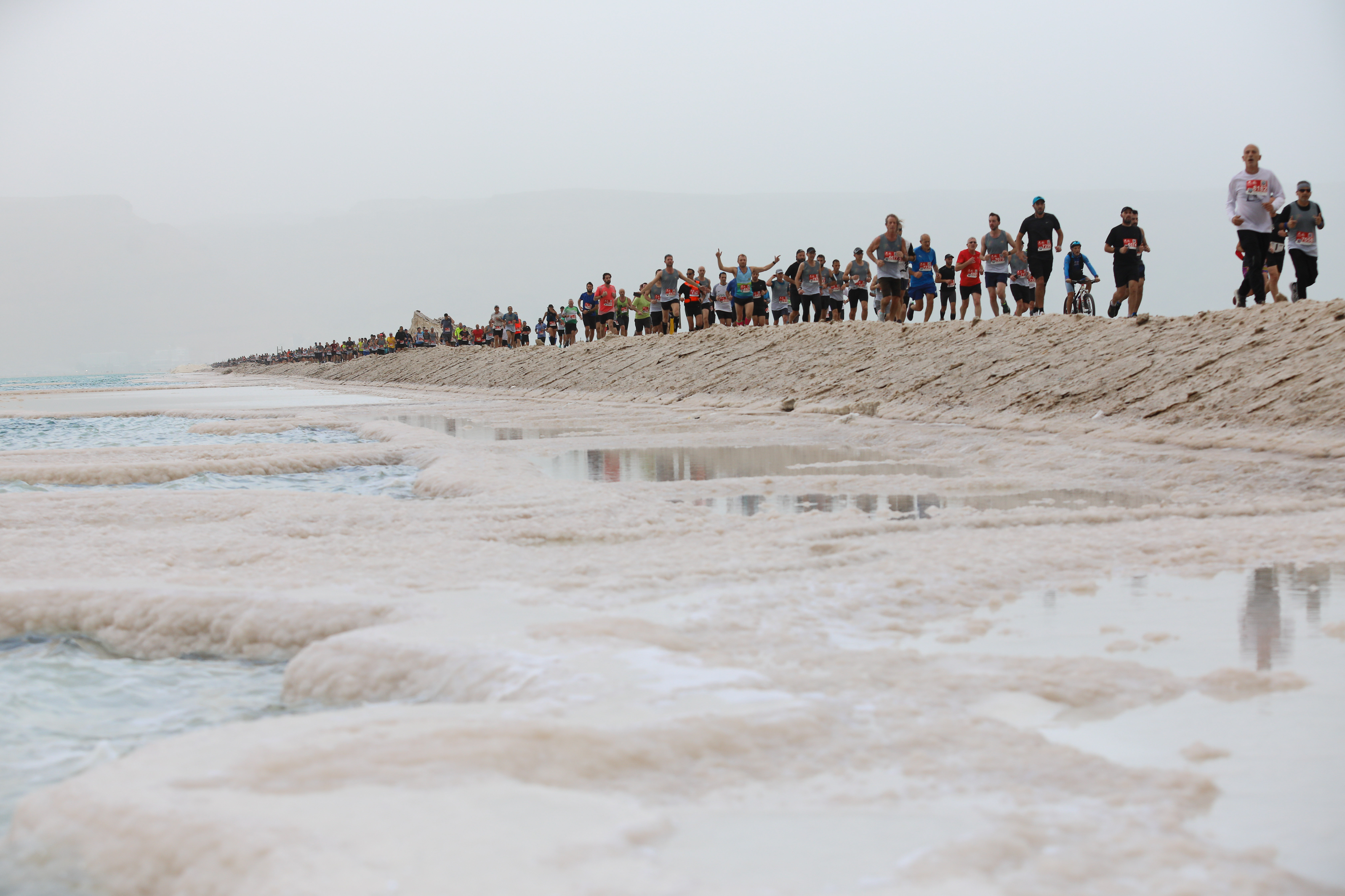 Läufer am Toten Meer